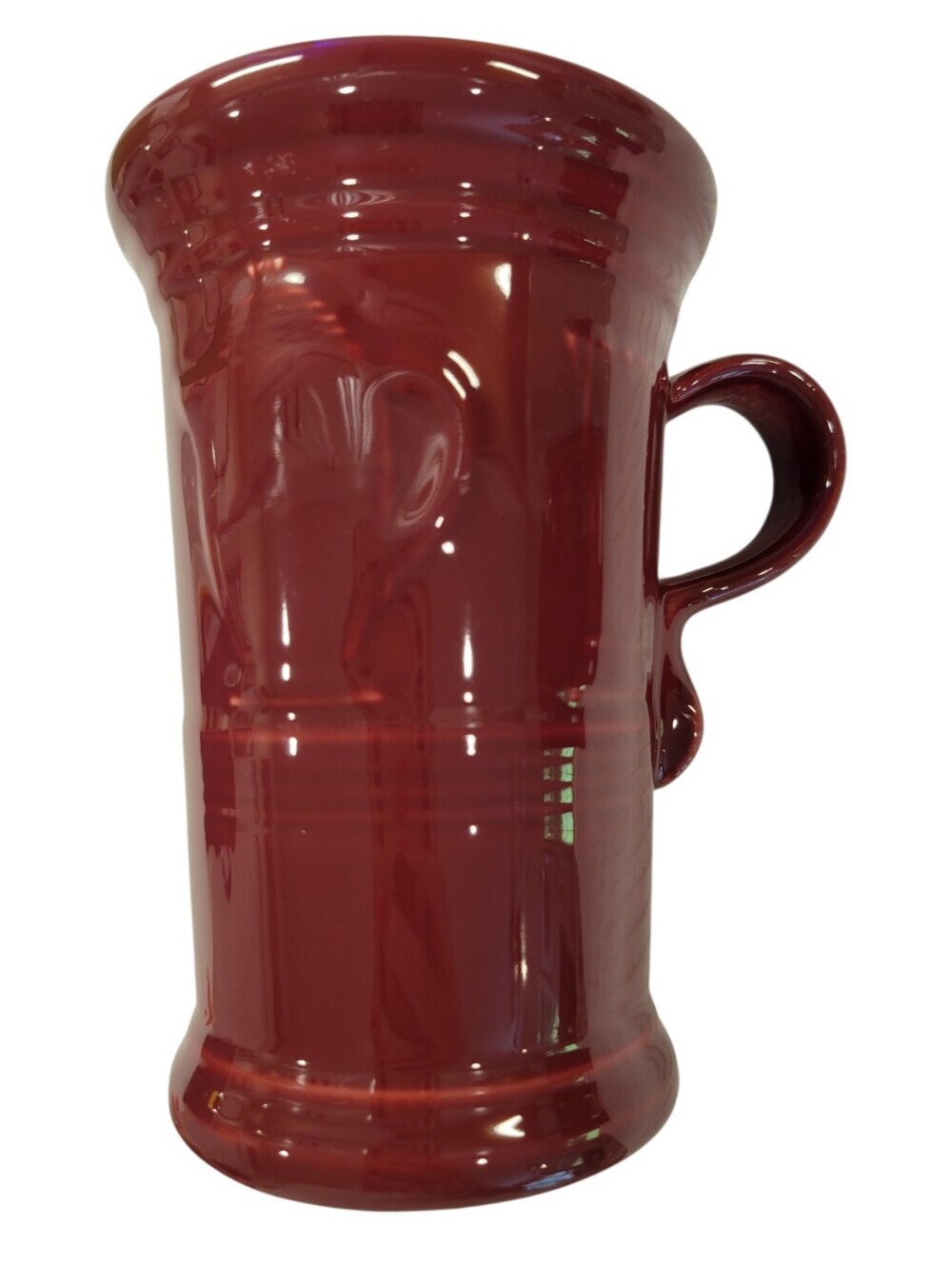 Fiesta Ware Cinnabar Cappuccino Mug 21 oz | Retired Color & Shape | Homer Laughl